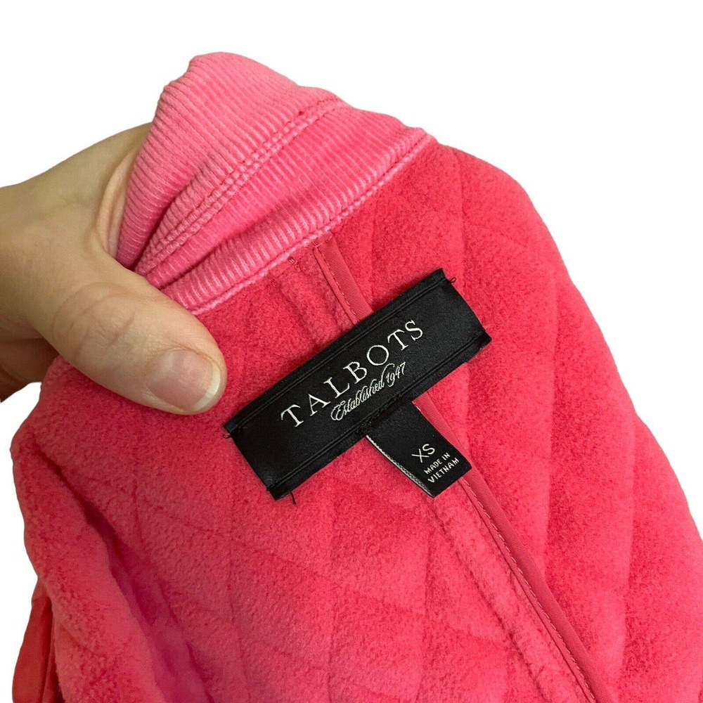 Talbots Quilted Vest Button Down Collared Casual … - image 7